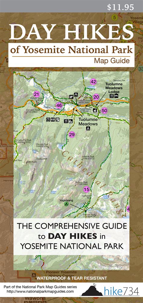 yosemite hikes map